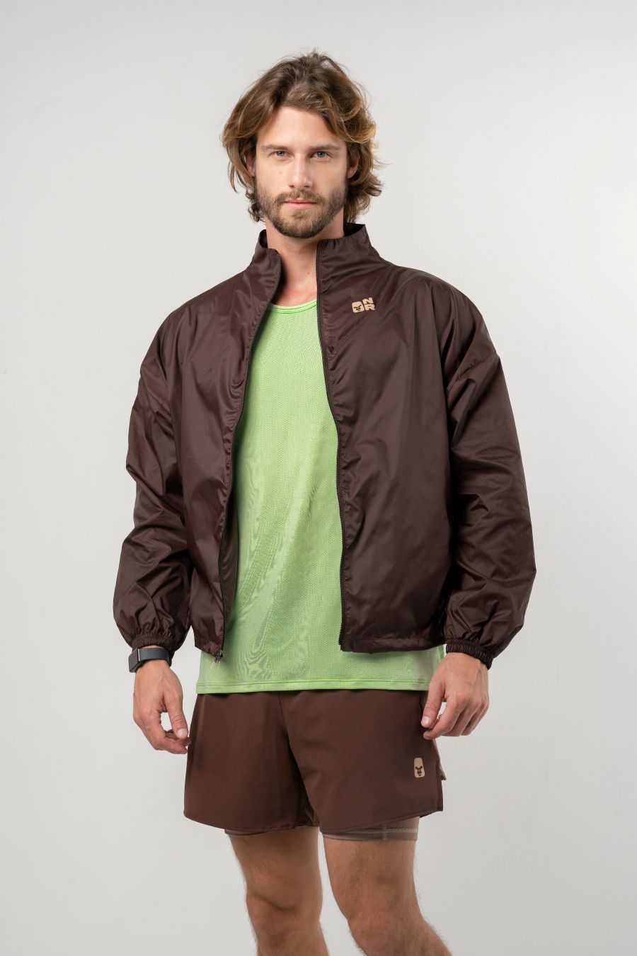 Chaqueta Active Flow Chocolate