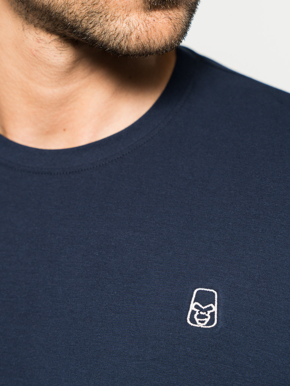 Mint Green Embroidered Logo Cotton T-Shirt