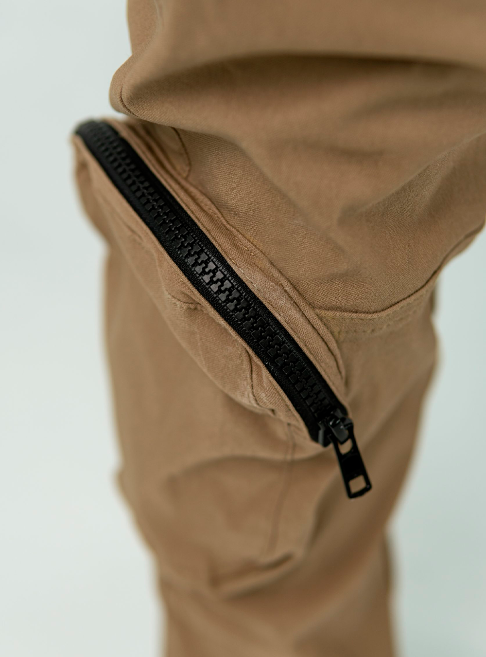 Beige Utility Cargo Pants