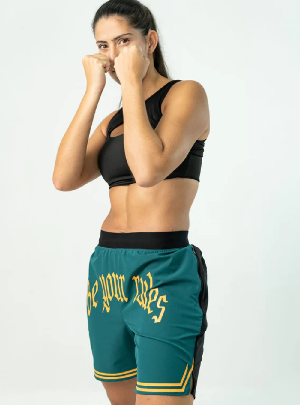 SHORTS VERDE VERDE UNISEX 'BE YOUR RULES'