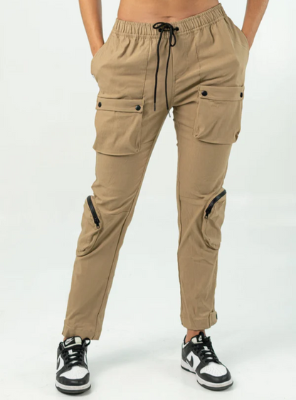 PANTALONES CARGO UTILITY 'BE' BEIGE