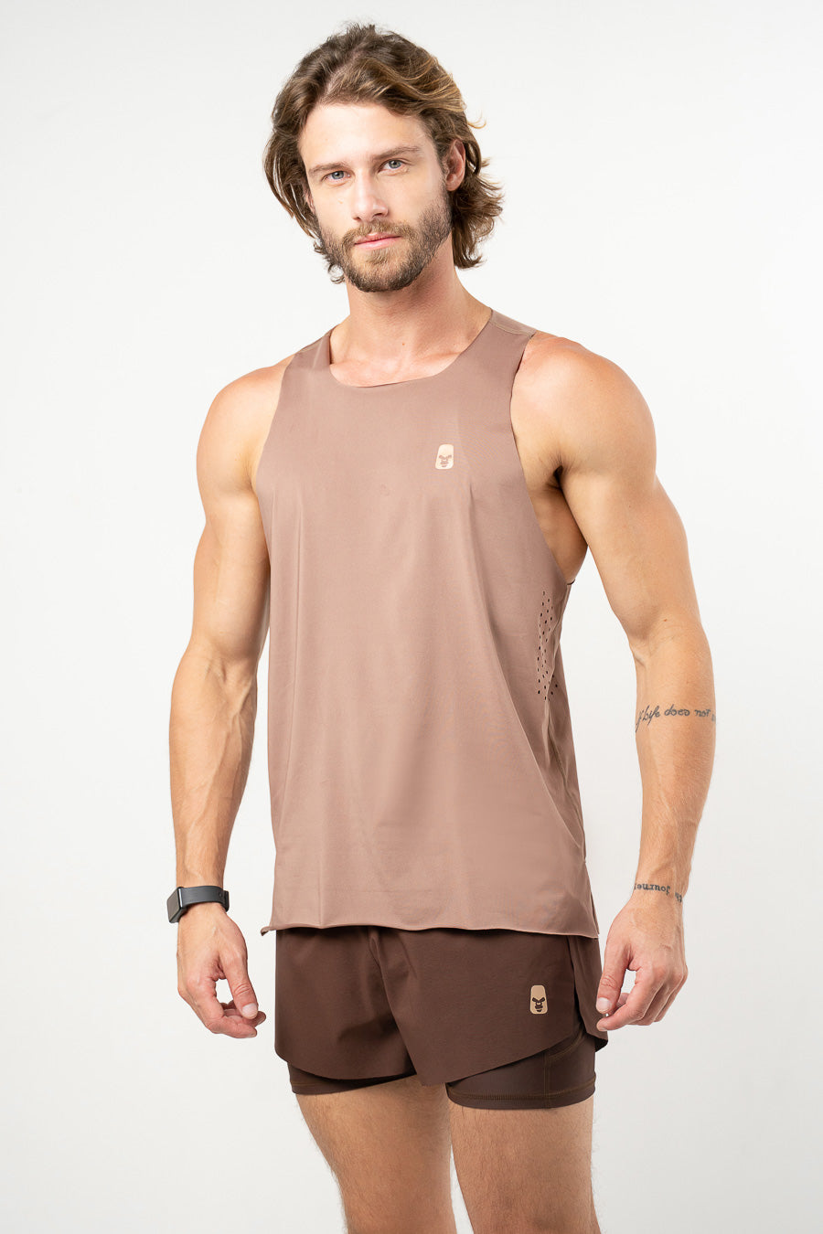 Conjunto Running Laser Pulse Chocolate
