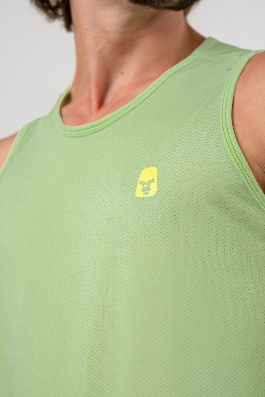 Running Skeleton Neon Green