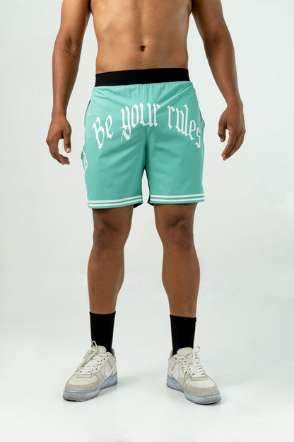 'BE YOUR RULES' UNISEX SHORTS