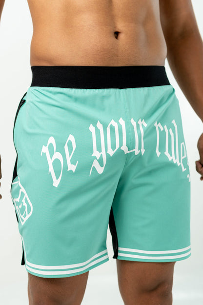 'BE YOUR RULES' UNISEX SHORTS