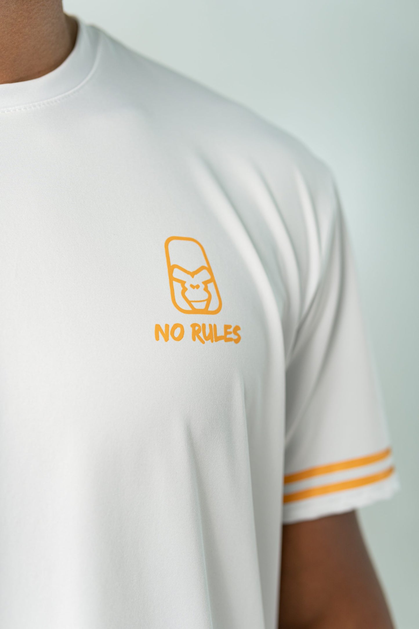 CAMISETA DRY-FIT 'BE YOUR RULES' BLANCO