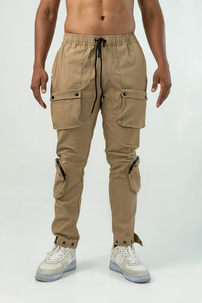 PANTALONES CARGO UTILITY 'BE' BEIGE