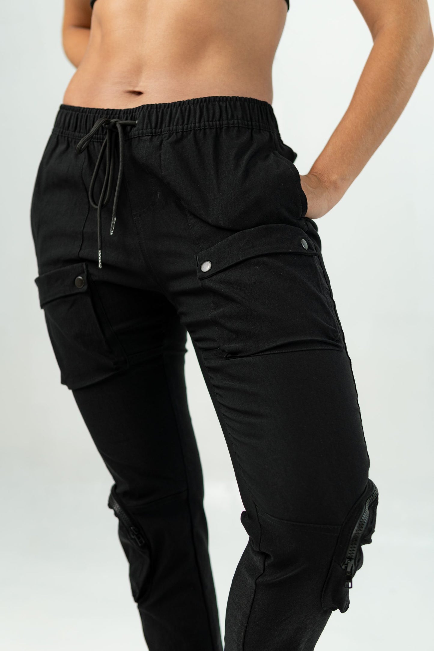 BLACK CARGO 'BE' UTILITY PANTS