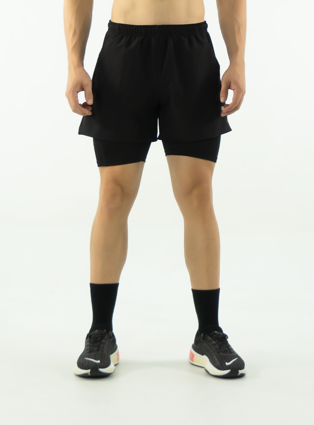 Pantaloneta Running Negra