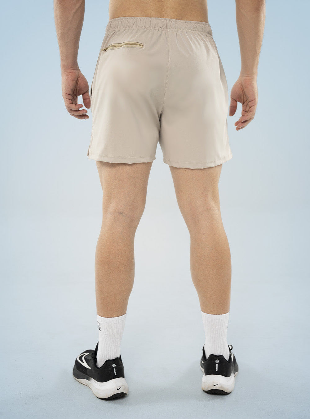 BEIGE TIGHT SHORTS