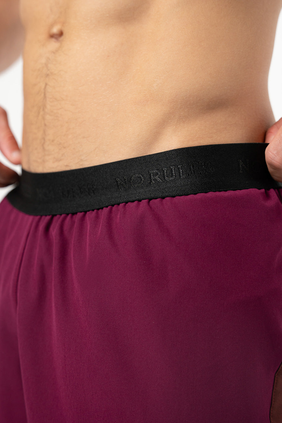 Pro Retro Aubergine Running Shorts