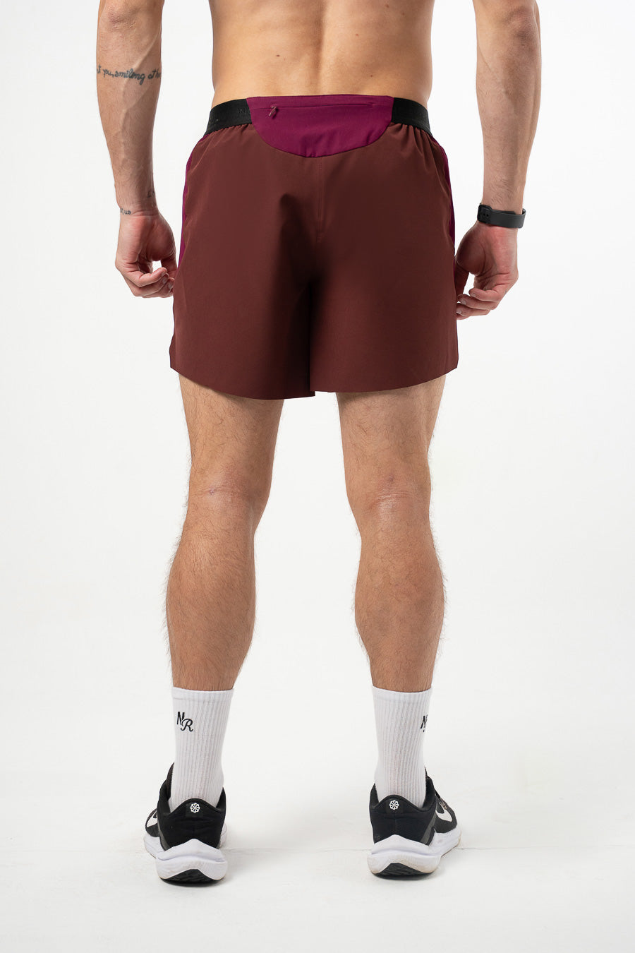 Pro Retro Aubergine Running Shorts