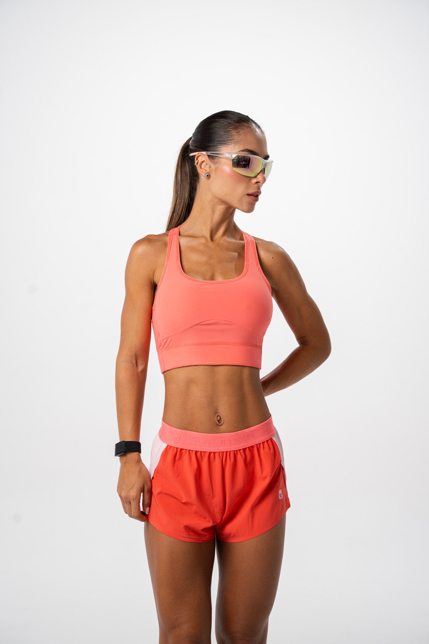 Conjunto Pro Fit Coral Performance