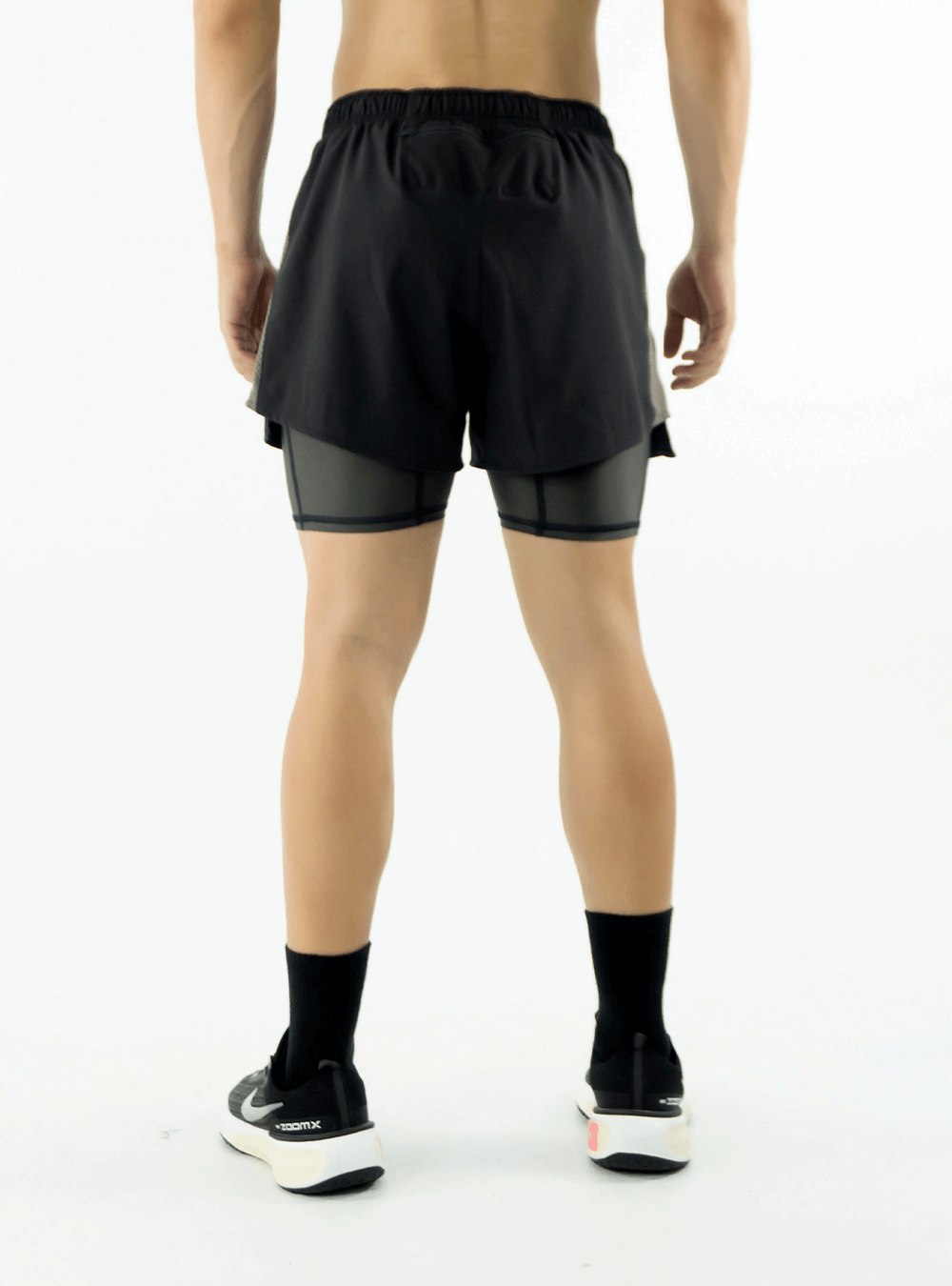PANTALONETA RUNNING GRIS OSCURO