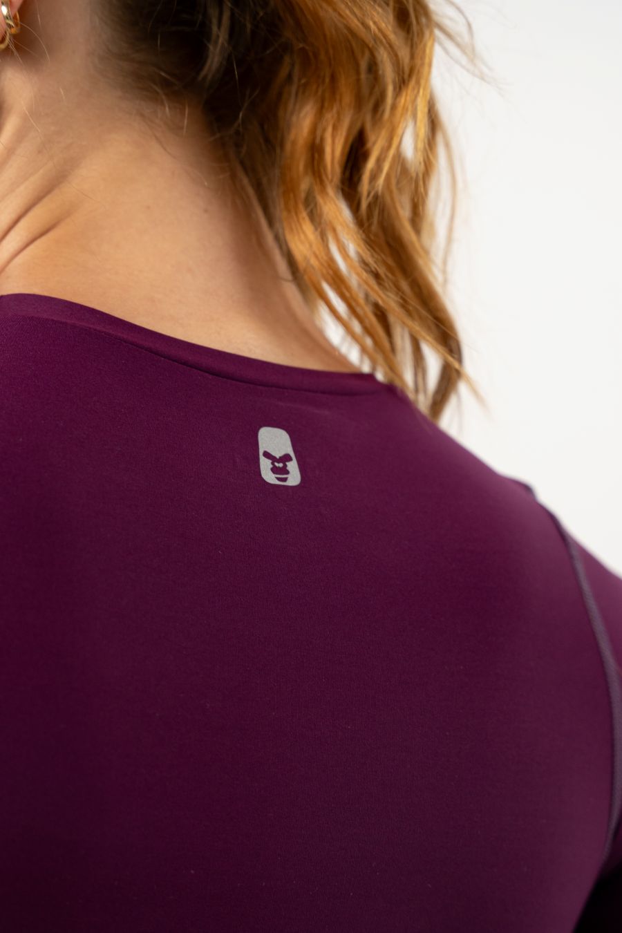Retro Rush Long Sleeve Top Eggplant