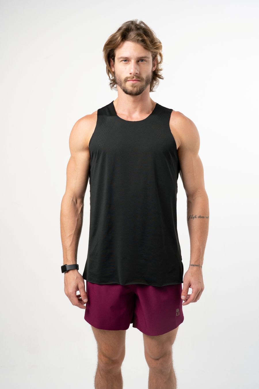 Conjunto Running Pro Pulse Berenjena