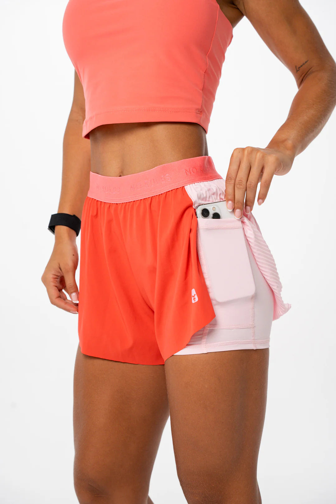 Conjunto Pleat Coral