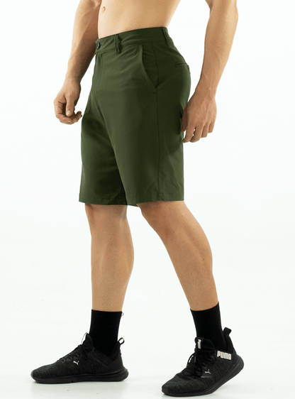 VESTIDO SHORTS VERDE MILITAR