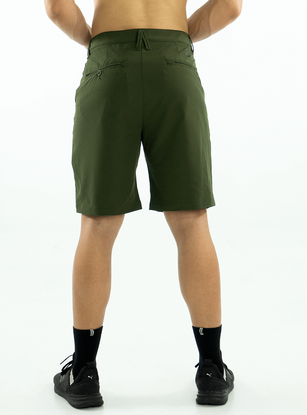 VESTIDO SHORTS VERDE MILITAR