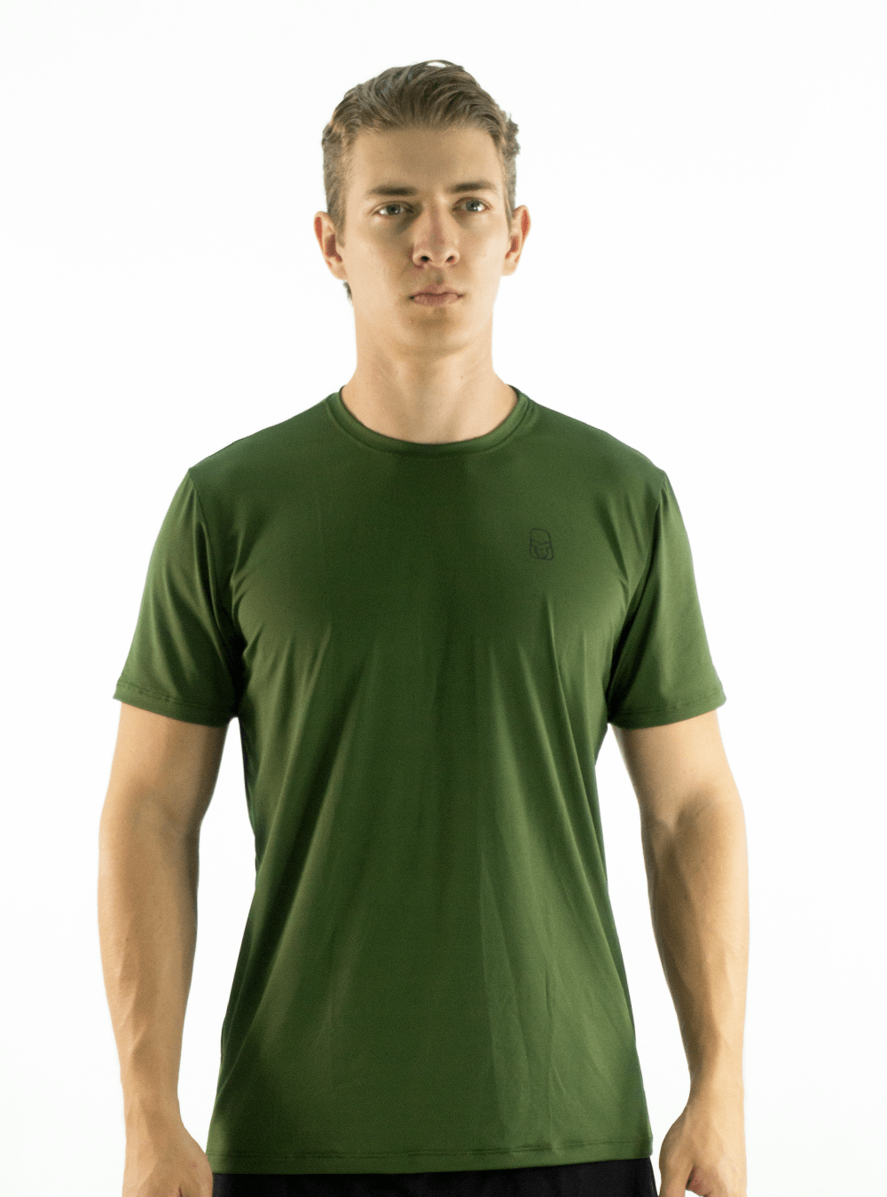 CAMISETA DRY-FIT VERDE MILITAR