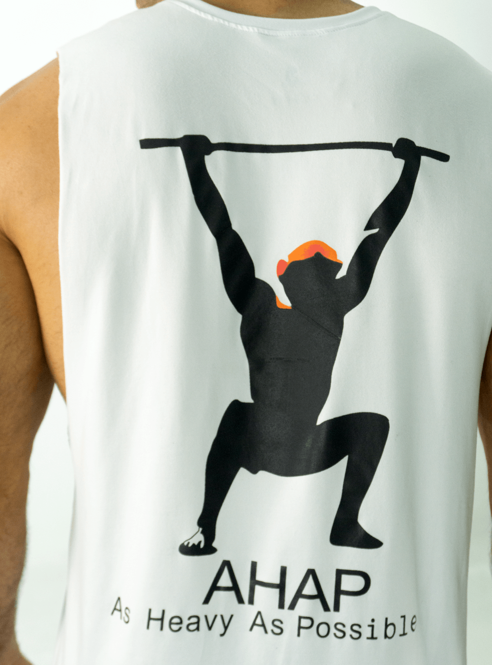 CAMISETA DE TIRANTES MUSCLE SIN COSTURAS 'AHAP'