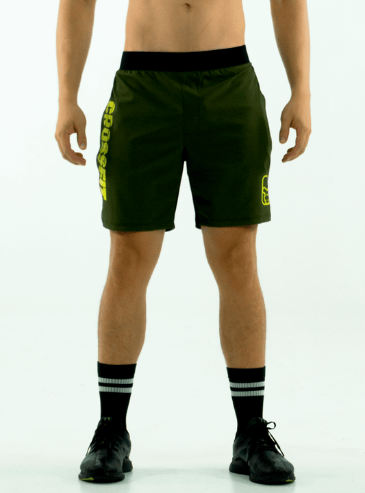 MILITARY GREEN CROSSFIT 3.0 SHORTS