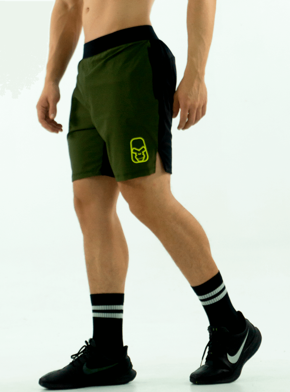 MILITARY GREEN CROSSFIT 3.0 SHORTS