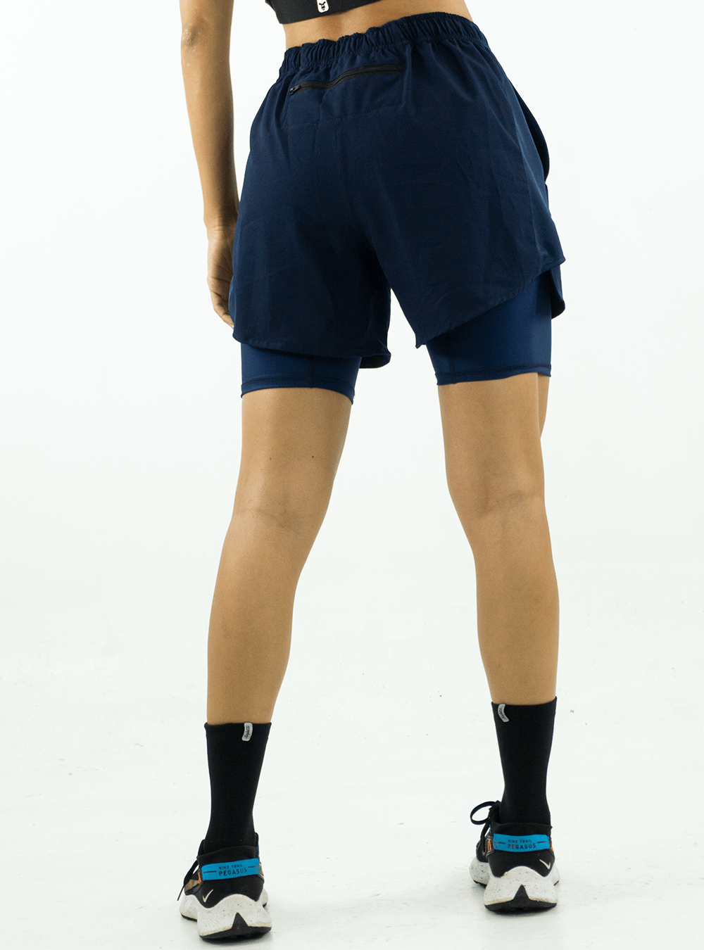 Short Running Azul Oscuro Unisex