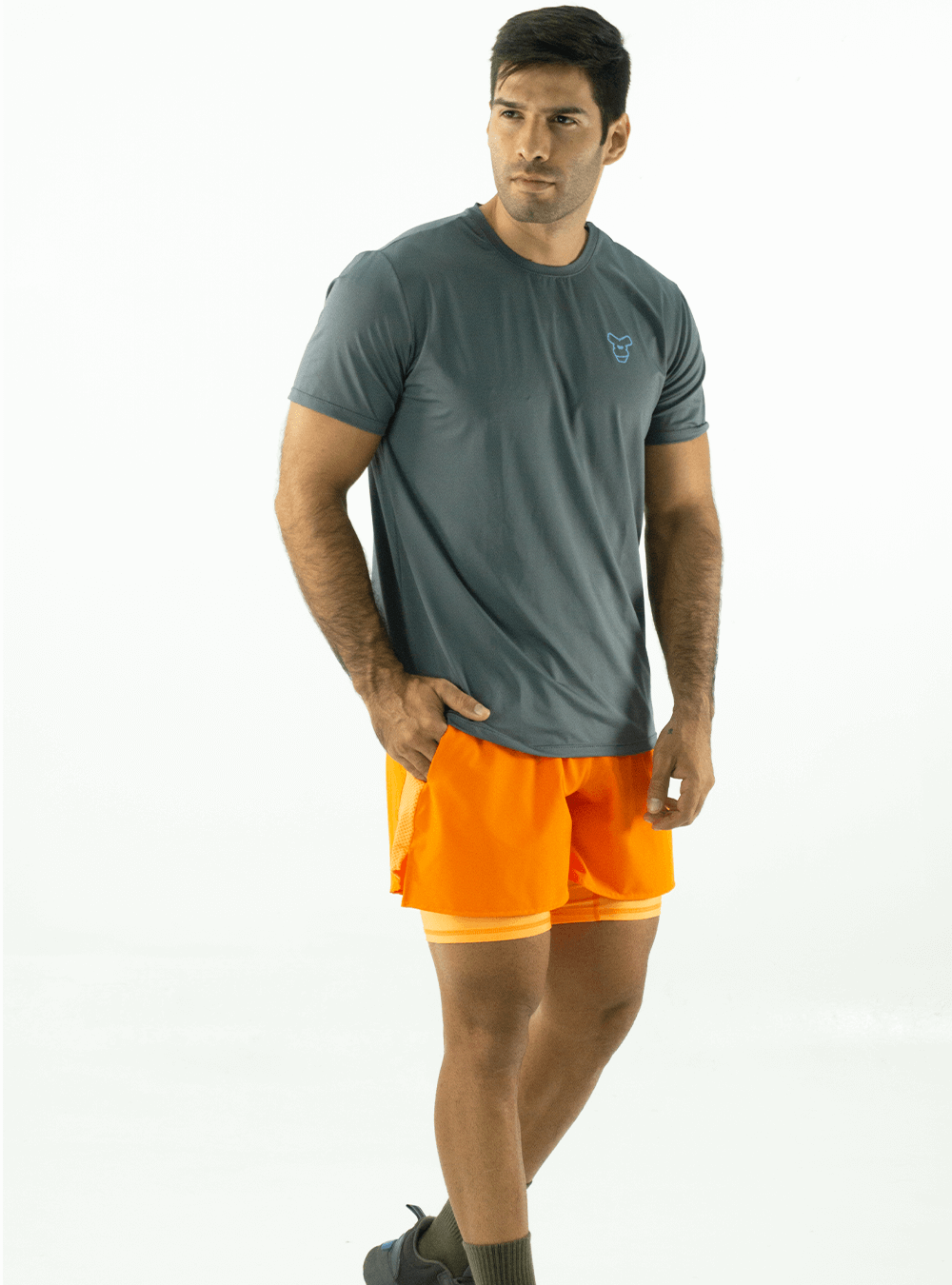 PANTALONETA RUNNING NARANJA