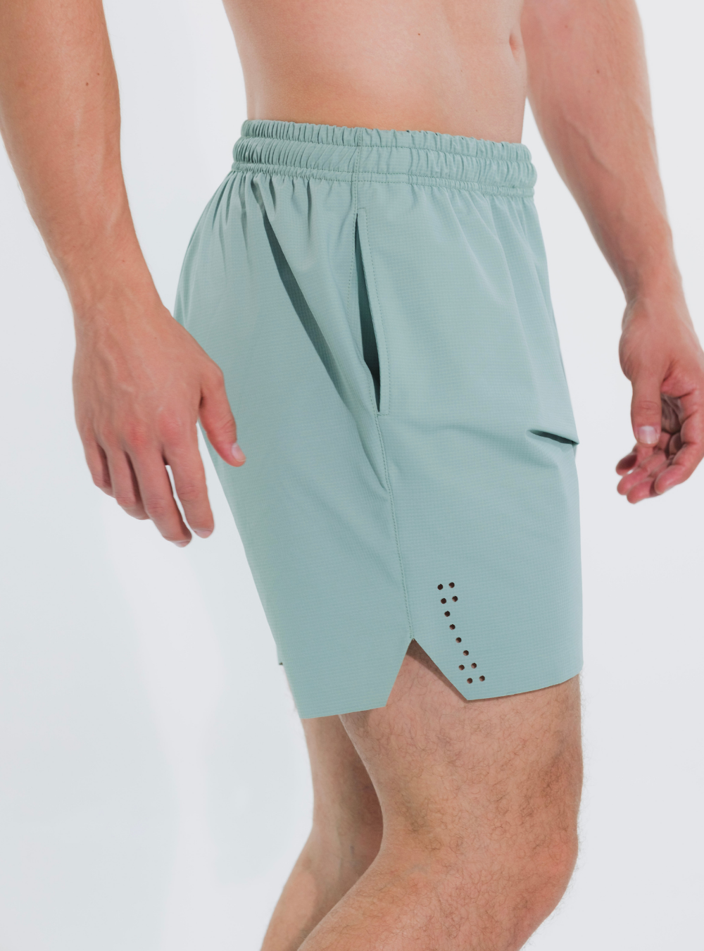 Pantaloneta Laser Edge Verde Menta