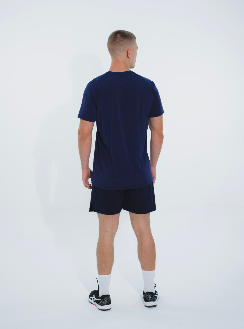 Camiseta Tela Fria TechFit Azul Oscuro