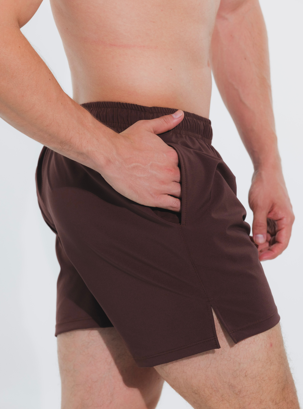 Pantaloneta Ajustada Cafe